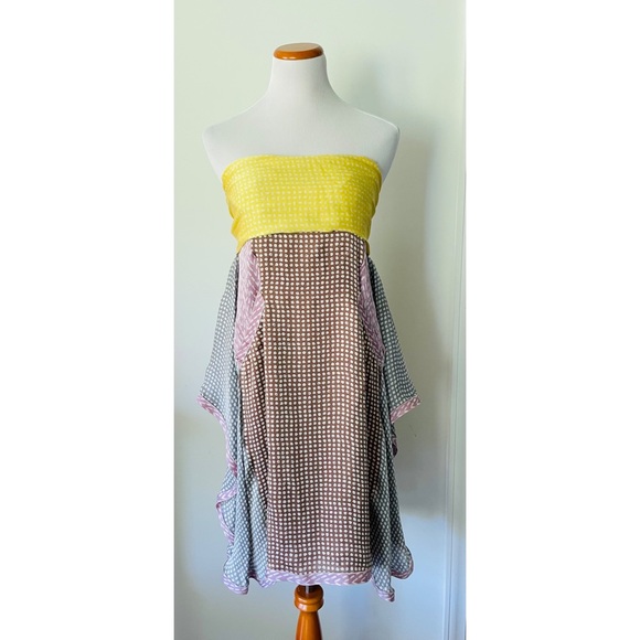 MISSONI Runway Couture Silk Scarf Dress Size 42 - Picture 7 of 17